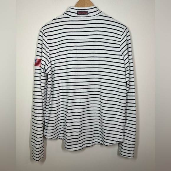 Vineyard Vines USA Mixed Stripe Relaxed Shep Shirt Medium - Picture 11 of 11